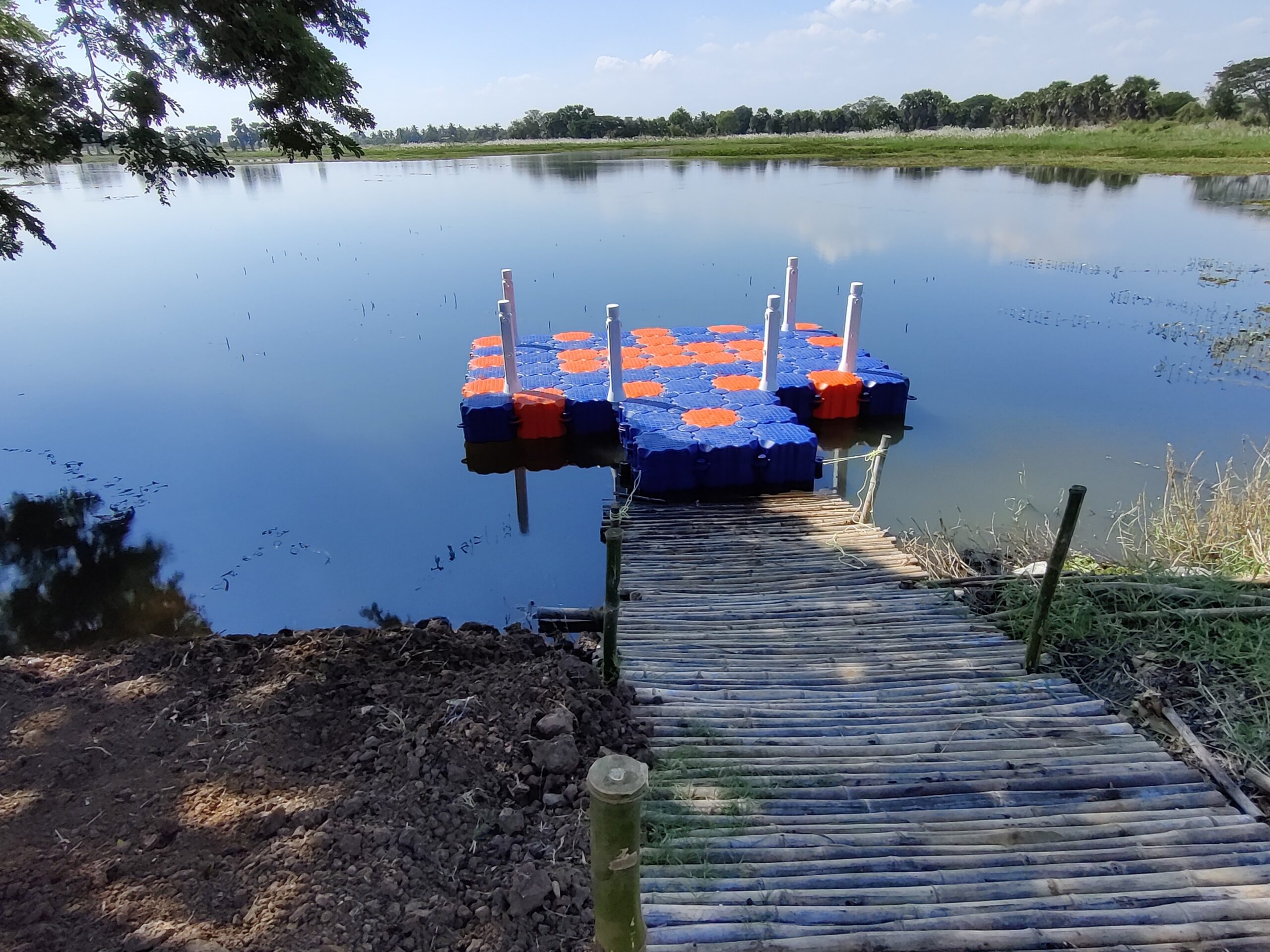 Water sports just across the road with our own private dock